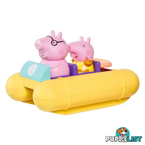 Peppa Pig - Peppa Pig & Daddy Pig Pull & Go Pedalo TOMY- Lce73107c - 5011666731073