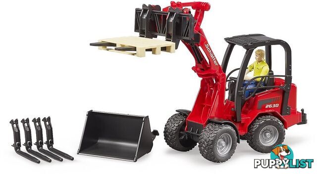 Bruder Shaffer Compact Loader 2630 With Figure And Accessories - Zi24002191 - 4001702021917