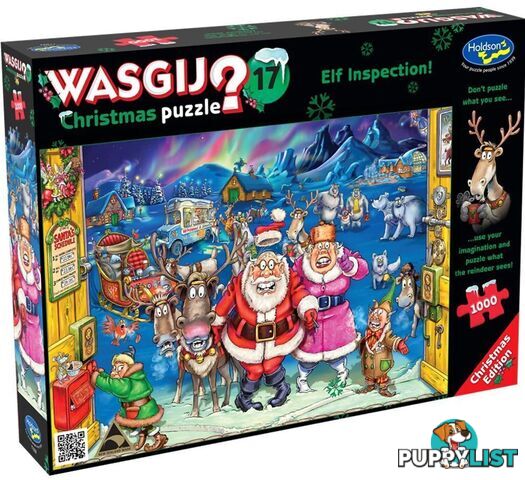 Wasgij - Christmas 17 - Elf Inspection! Holdson Jigsaw Puzzle 1000pc - Jdhol775095 - 9414131775095