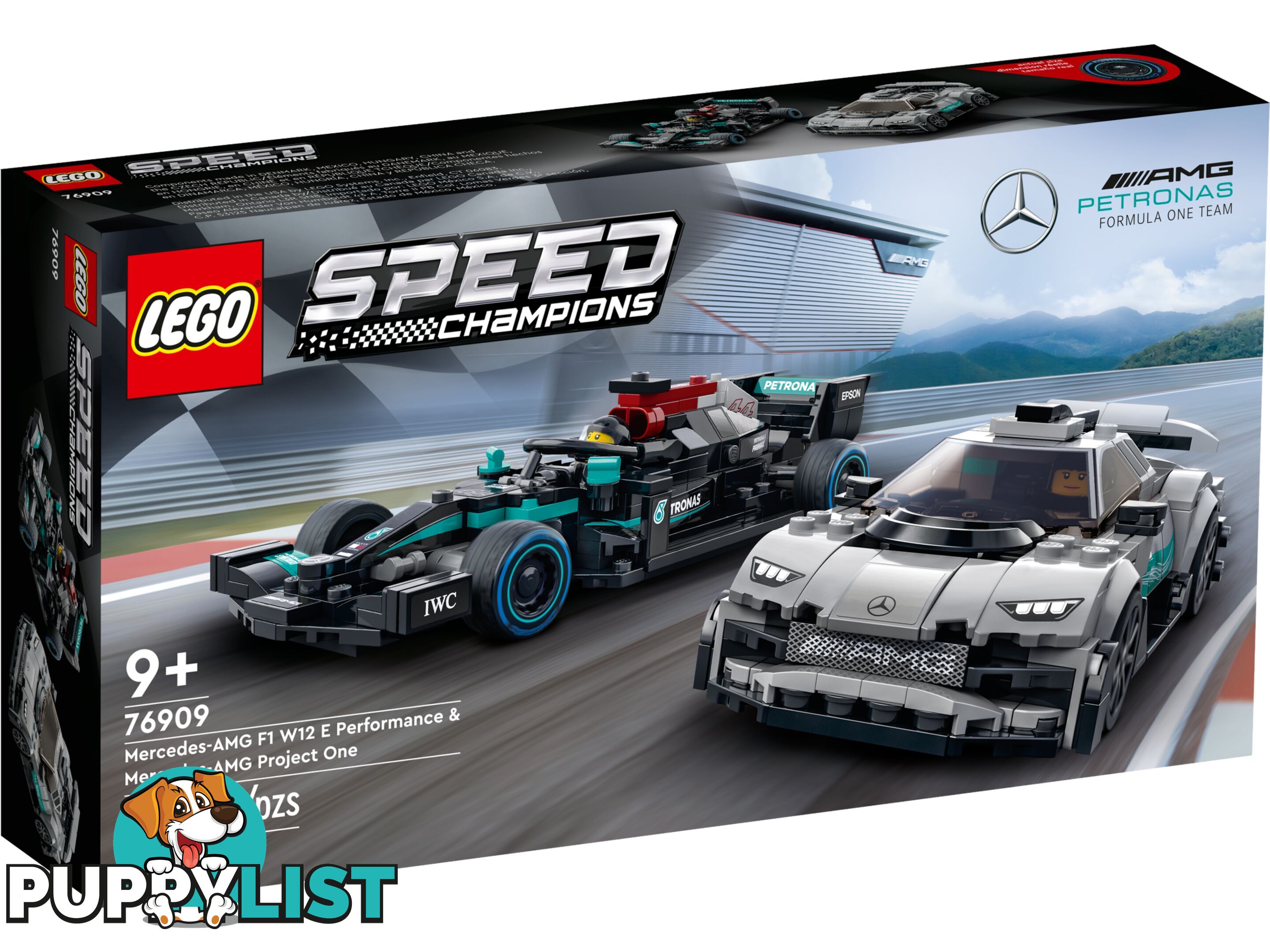 LEGO 76909 Mercedes-AMG F1 W12 E Performance & Mercedes-AMG Project One - Speed Champions - 5702017160825