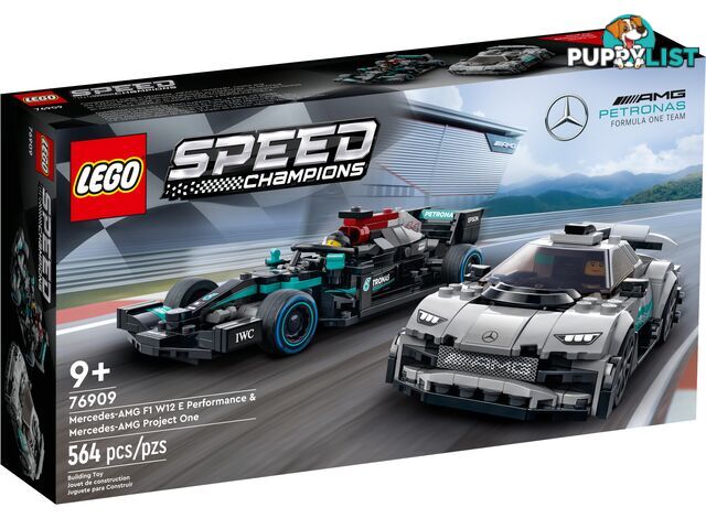 LEGO 76909 Mercedes-AMG F1 W12 E Performance & Mercedes-AMG Project One - Speed Champions - 5702017160825