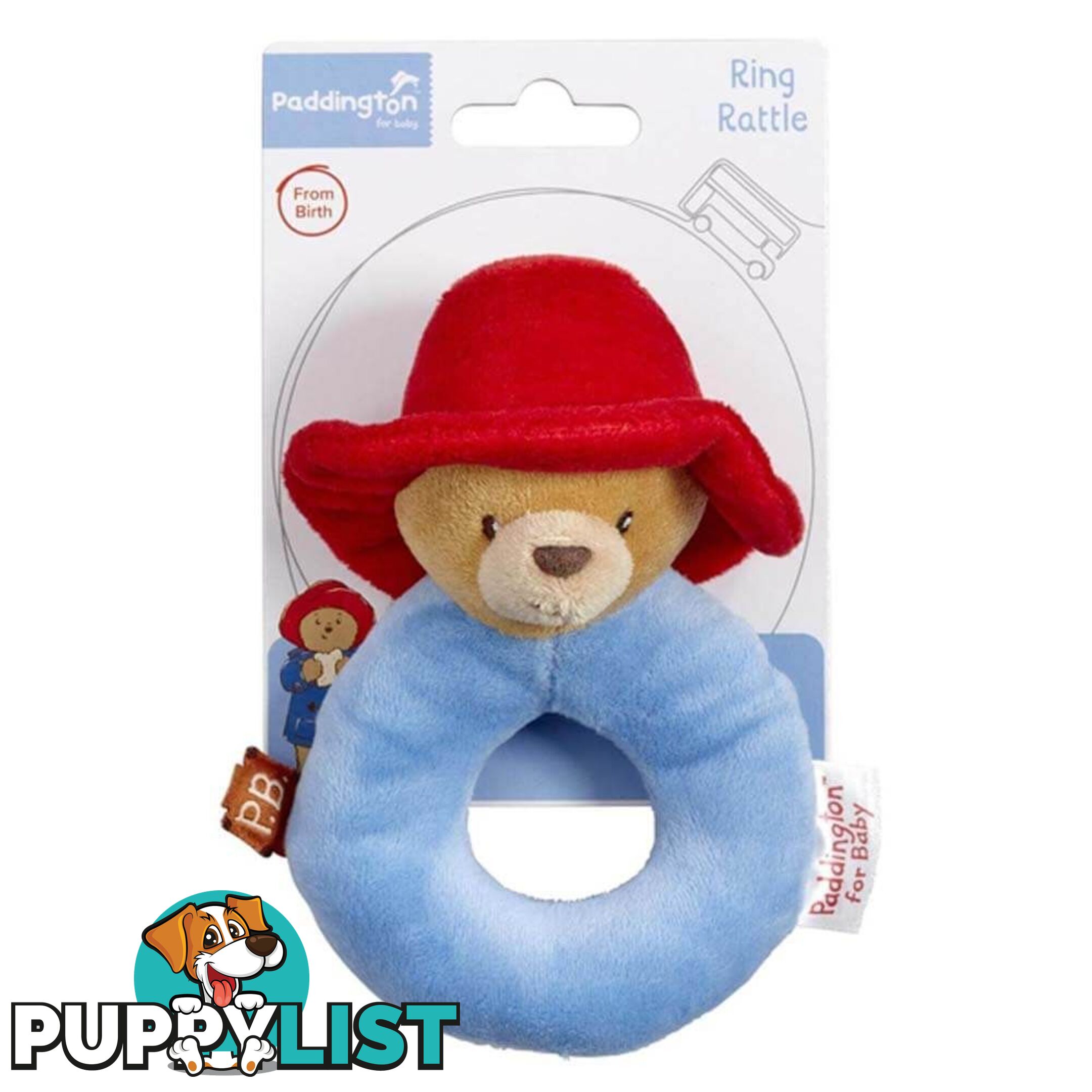 Paddington Bear Baby Rattle - Jspb1356 - 5014475013569