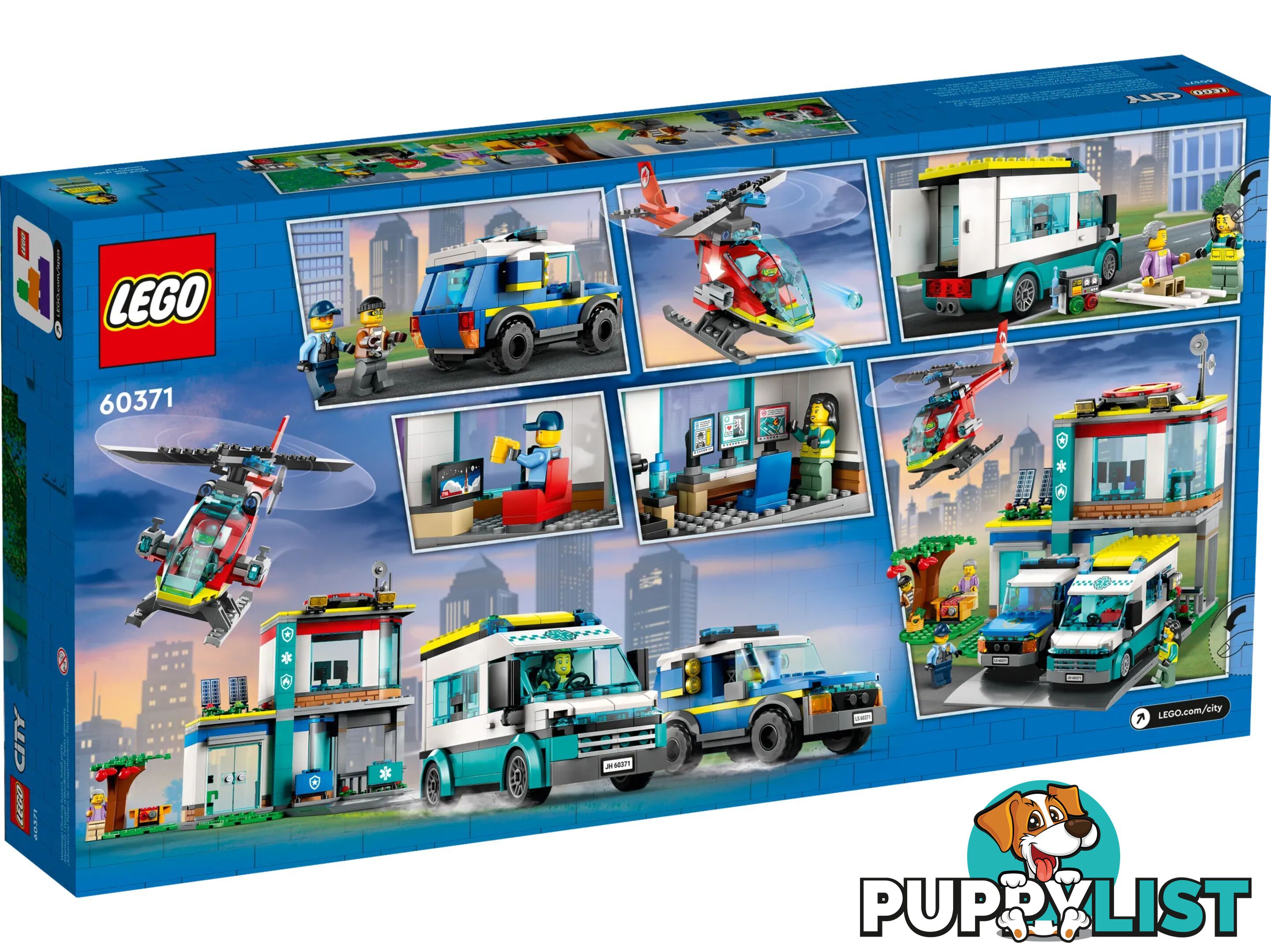 LEGO 60371 Emergency Vehicles HQ - City - 5702017416311