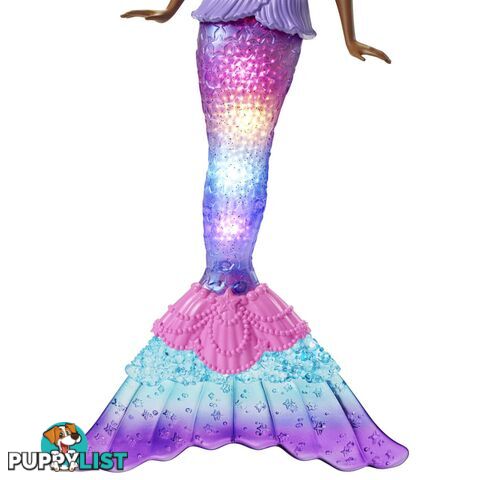 Barbie Dreamtopia Twinkle Lights Mermaidâ„¢ Doll Brown Hair - Mahdj35 - 194735024360