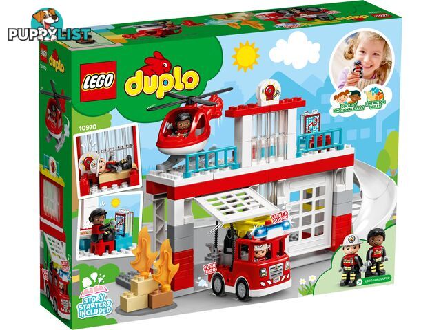 LEGO 10970 Fire Station & Helicopter - Duplo - 5702017153681