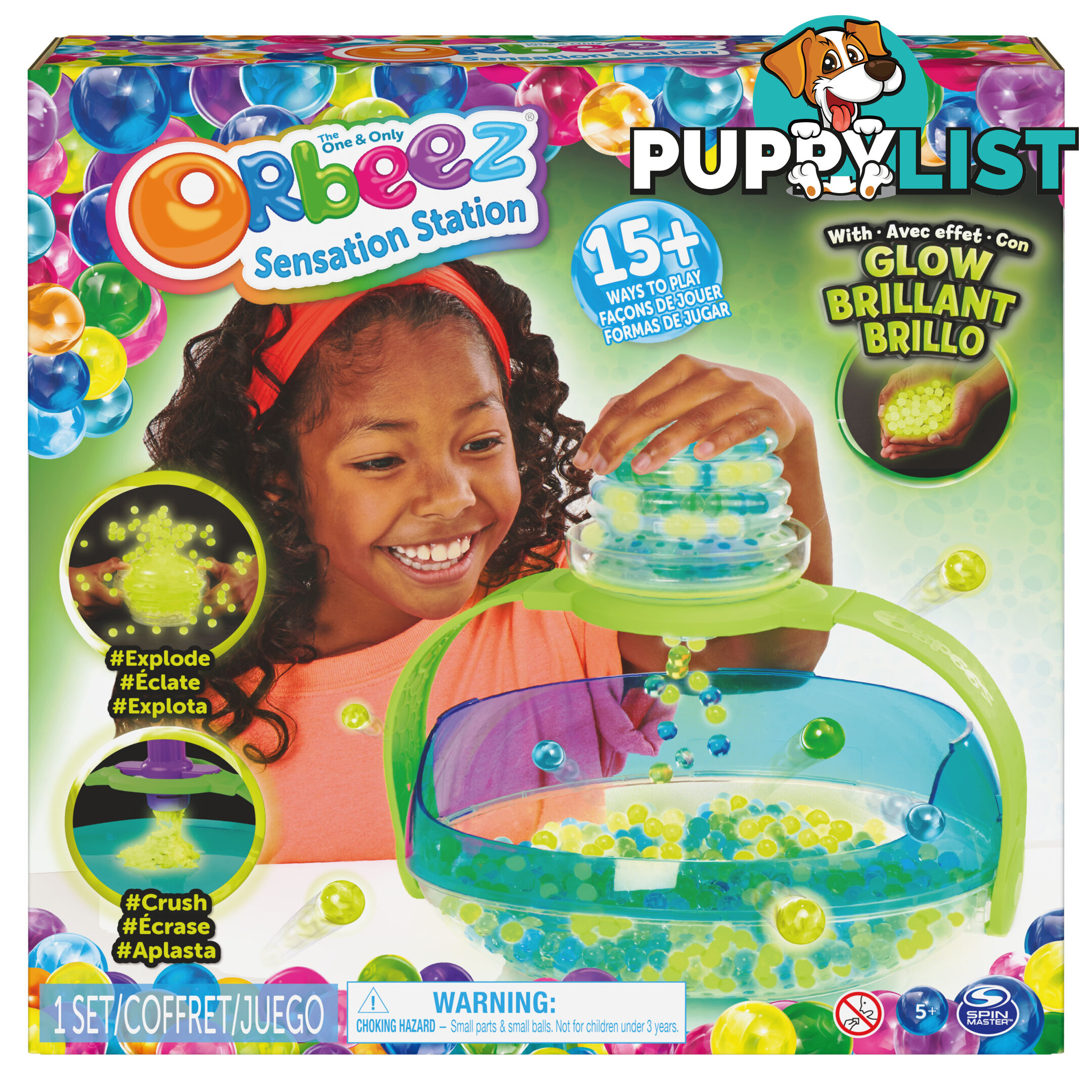 Orbeez -  Sensation Station 2000 Non-toxic Glow In The Dark Water Beads With 6 Tools And Storage - Si6065144 - 778988434505