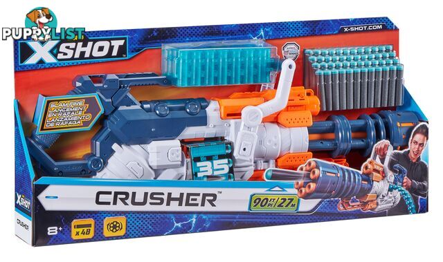 Zuru X-shot Crusher Dart Blaster Gun Azazt36382 - 193052016850