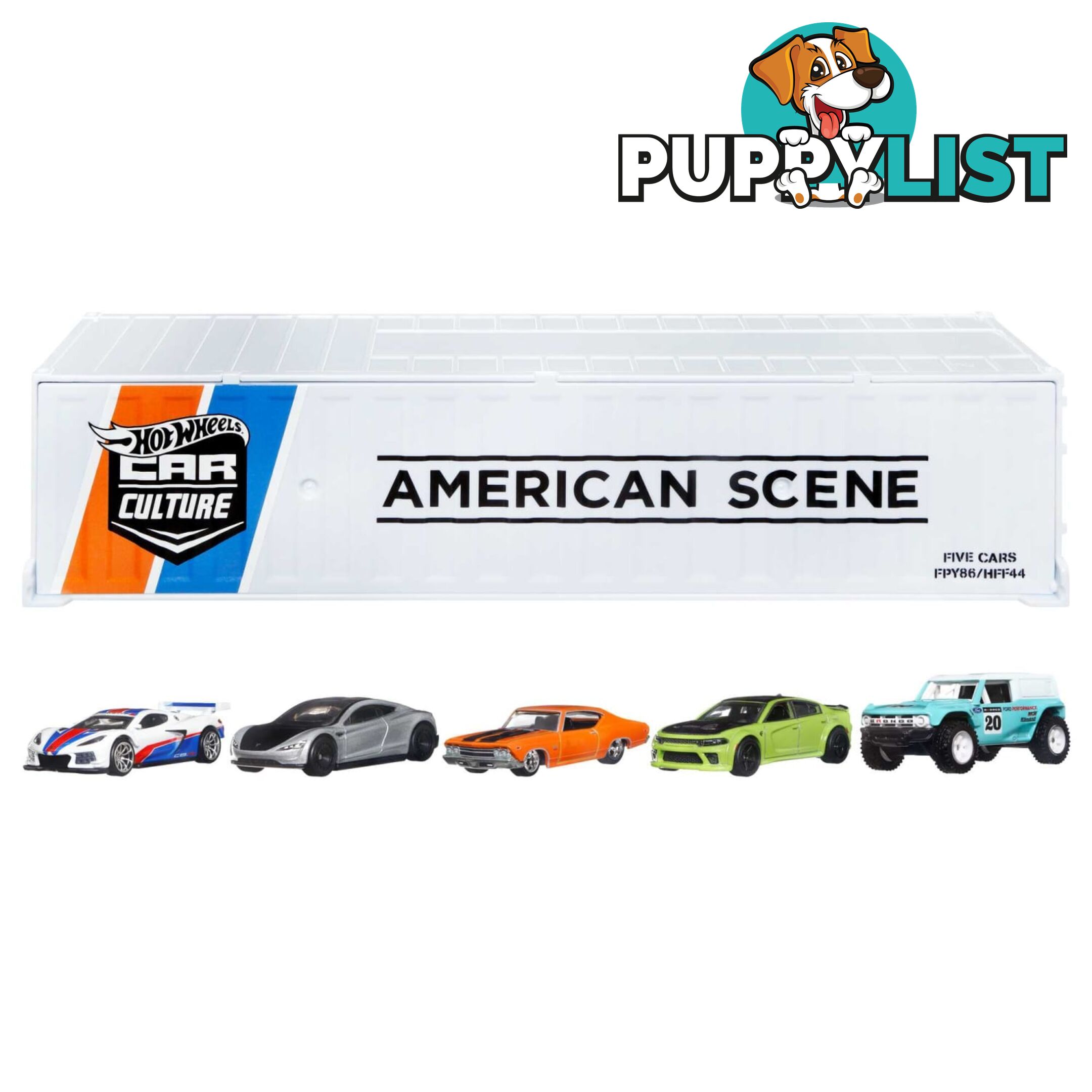 Hot Wheels® - Premium Car Culture American Scene 5-pack Of Toy Cars - Mahff44 - 194735038961