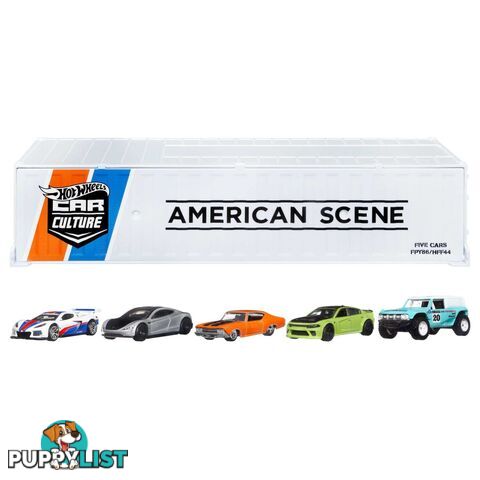 Hot Wheels® - Premium Car Culture American Scene 5-pack Of Toy Cars - Mahff44 - 194735038961