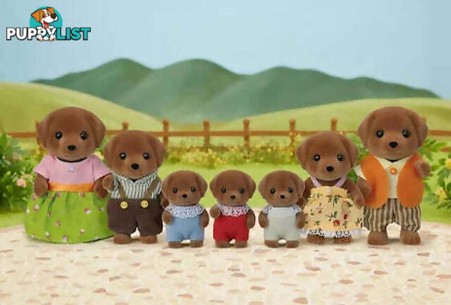 Sylvanian Families - Chocolate Labrador Family - Mdsf5730 - 5054131057308