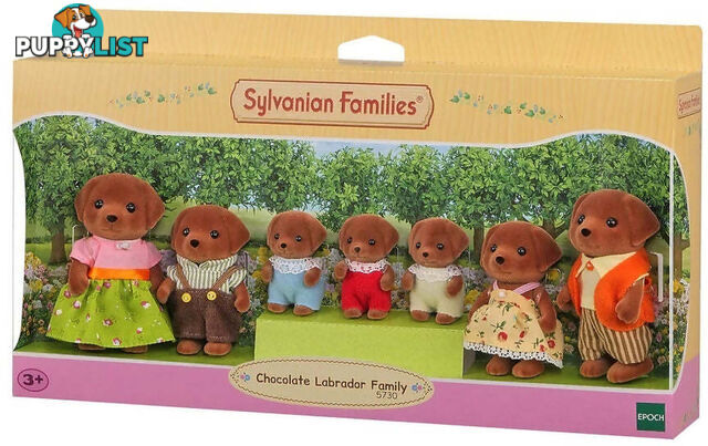 Sylvanian Families - Chocolate Labrador Family - Mdsf5730 - 5054131057308