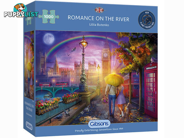 Gibsons - Romance On The River Jigsaw Puzzle 1000 Pieces - Jdgib062830 - 5012269062830