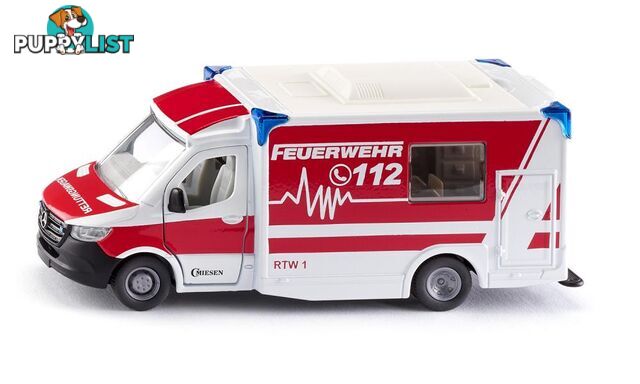 Siku - Mercedes-benz Sprinter Miesen Type C Ambulance Fire  Rescue  Si2115 - 4006874021154