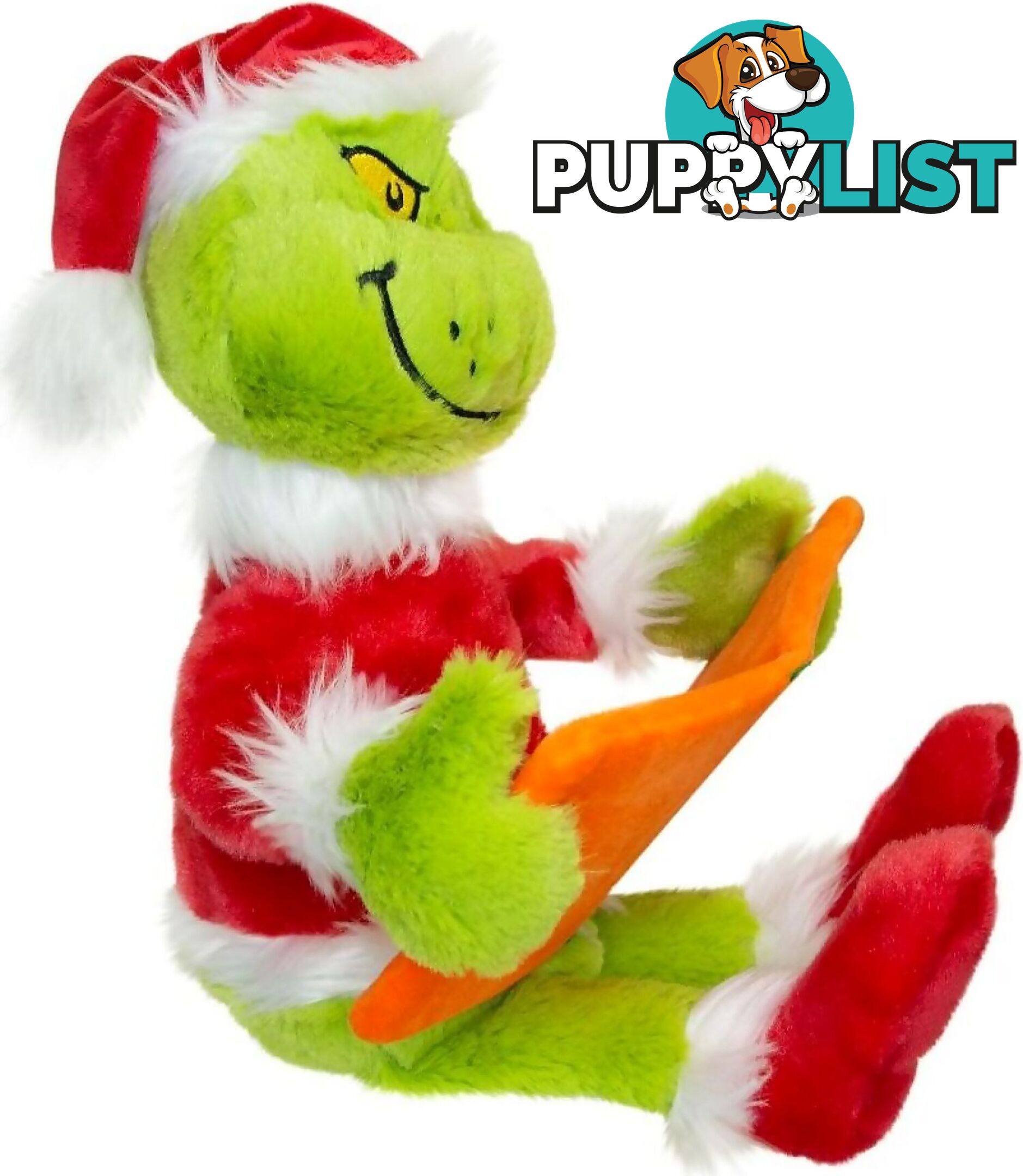 Cotton Candy - Dr. Seuss Reading Grinch 40cm Plush Ccaudr09 - 9353468018164