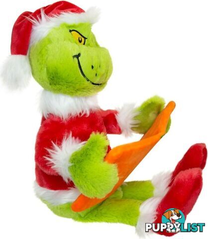 Cotton Candy - Dr. Seuss Reading Grinch 40cm Plush Ccaudr09 - 9353468018164