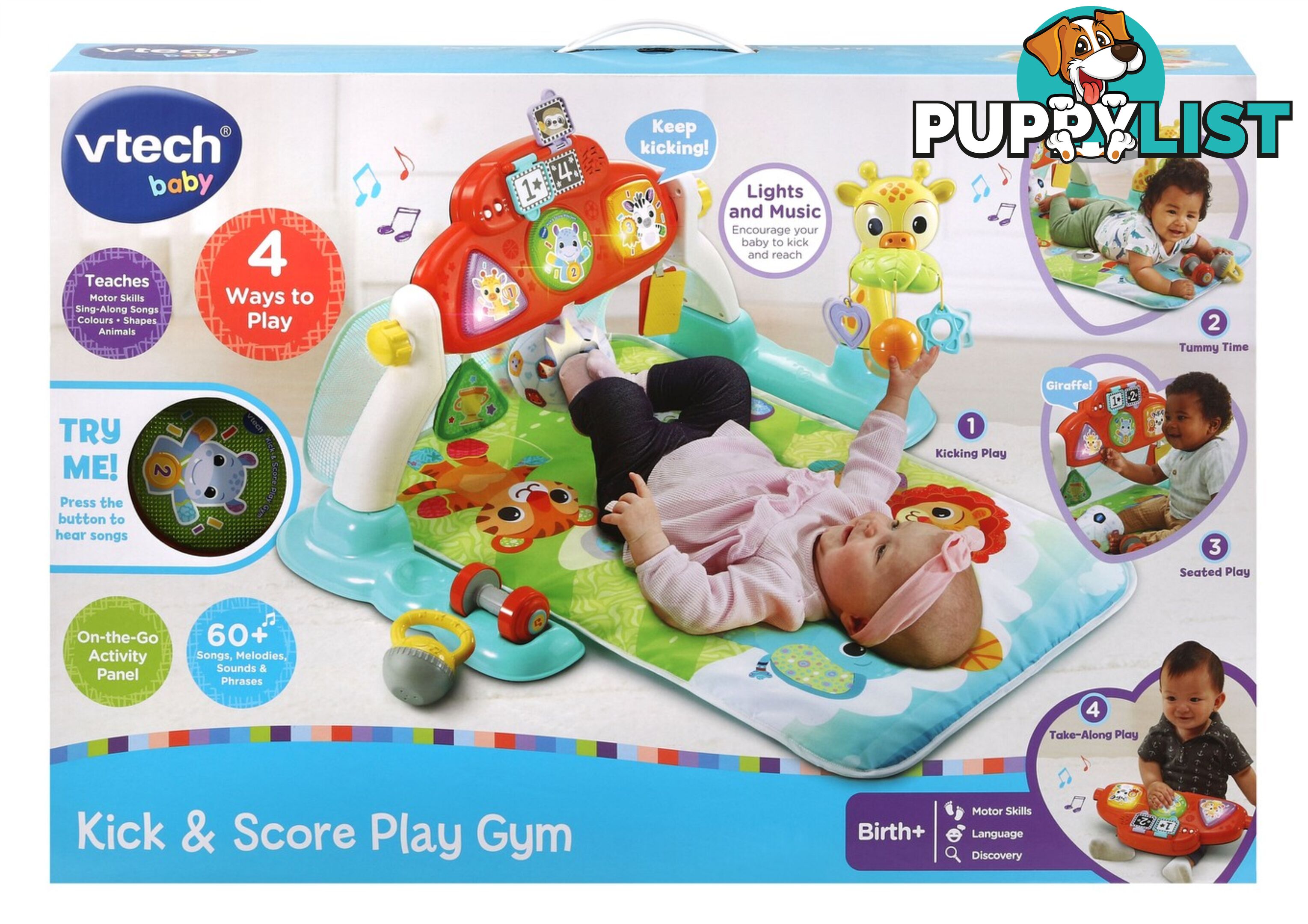 Vtech - Kick & Score Play Gym - Tn80550103003 - 3417765501036