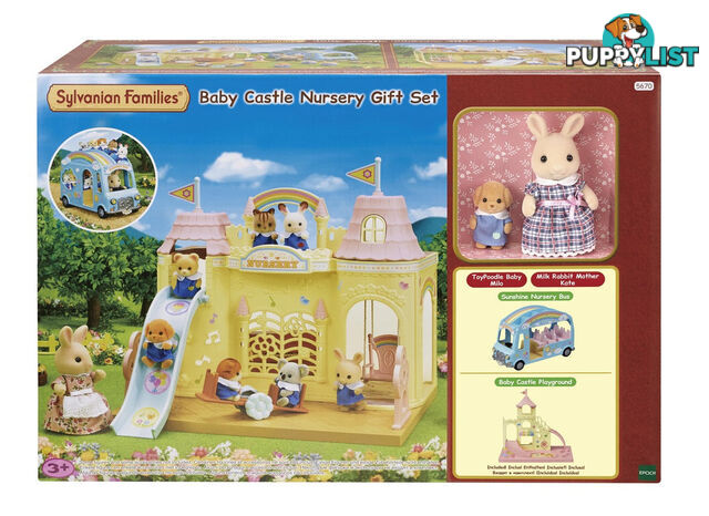 Sylvanian Families - Baby Castle Nursey Gift Set - Mdsf5670 - 5054131056707