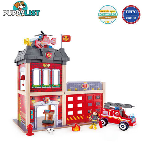 Hape -  City Fire Station - E3023 - 6943478021600