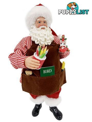 Cotton Candy - Xmas 28cm Standing Santa Clause Wrkshp - Ccxrs01 - 9353468015712