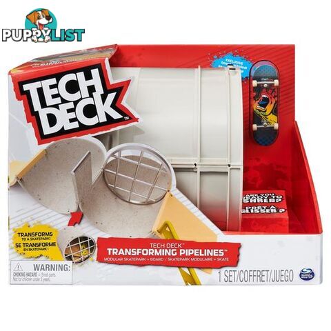 Tech Deck - Transforming Pipelines Modular Skatepark Playset Si6058273 - 778988309896