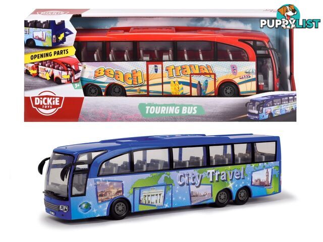 Dickie Toys Touring Bus 30cm Assorted Styles (Chosen At Random)- Rpdk49996 - 4006333049996