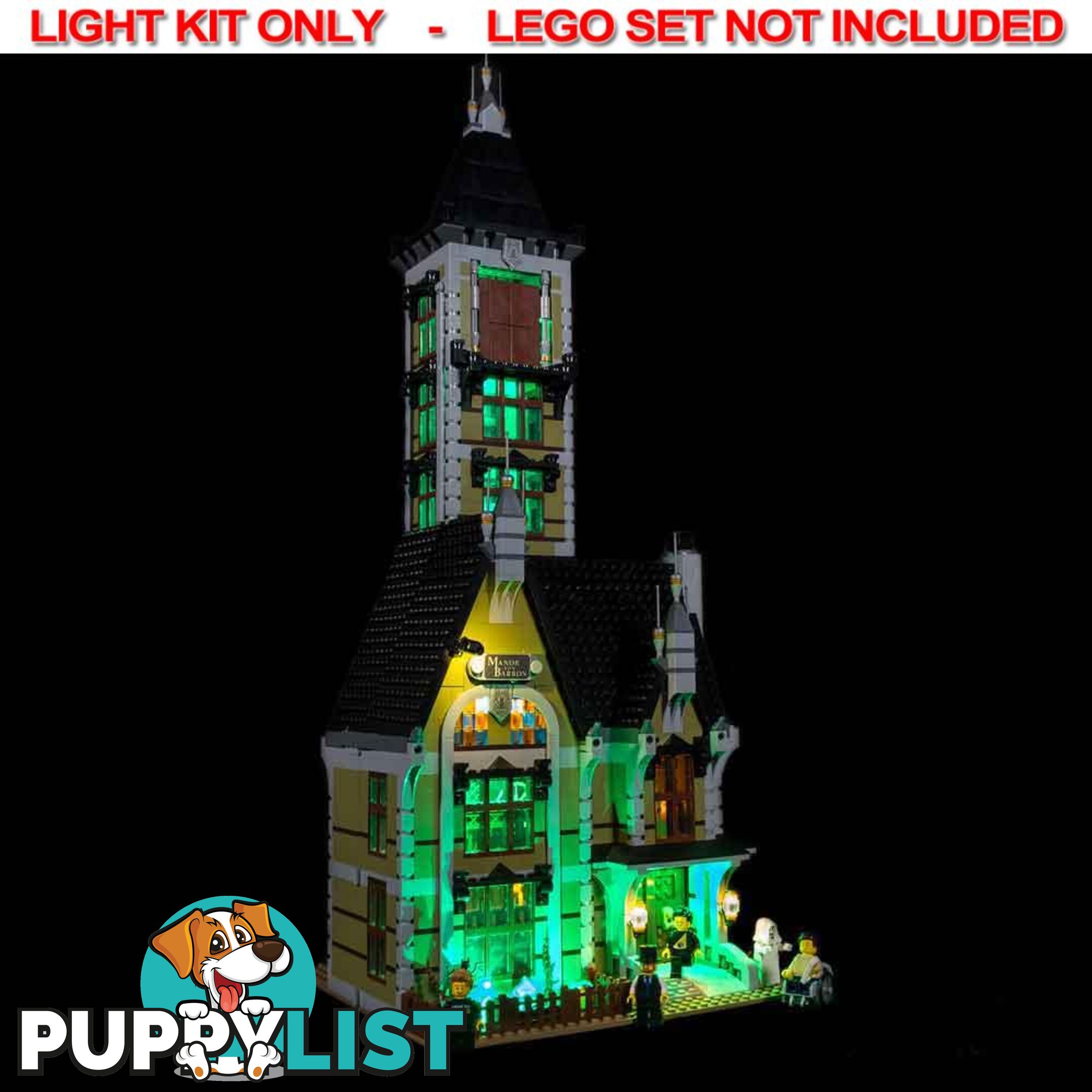 LIGHT KIT for LEGO Haunted House 10273 - Light My Bricks - 793591189956