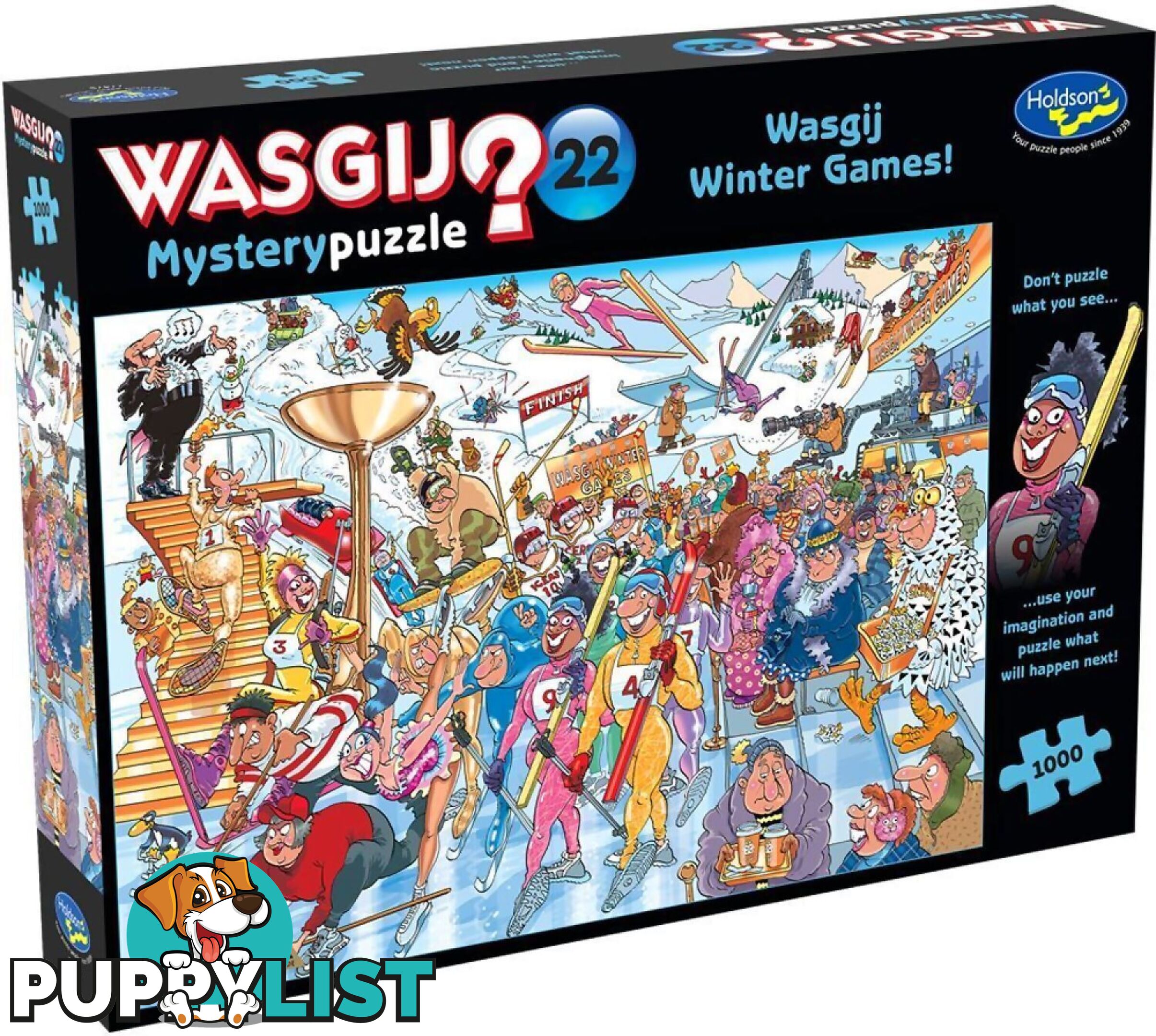 Wasgij - Mystery 22 - Winter Games Holdson Jigsaw Puzzle 1000 Pieces - Jdhol774753 - 9414131774753