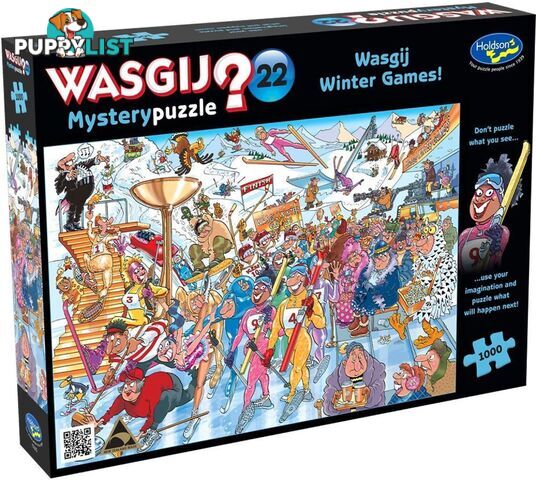 Wasgij - Mystery 22 - Winter Games Holdson Jigsaw Puzzle 1000 Pieces - Jdhol774753 - 9414131774753