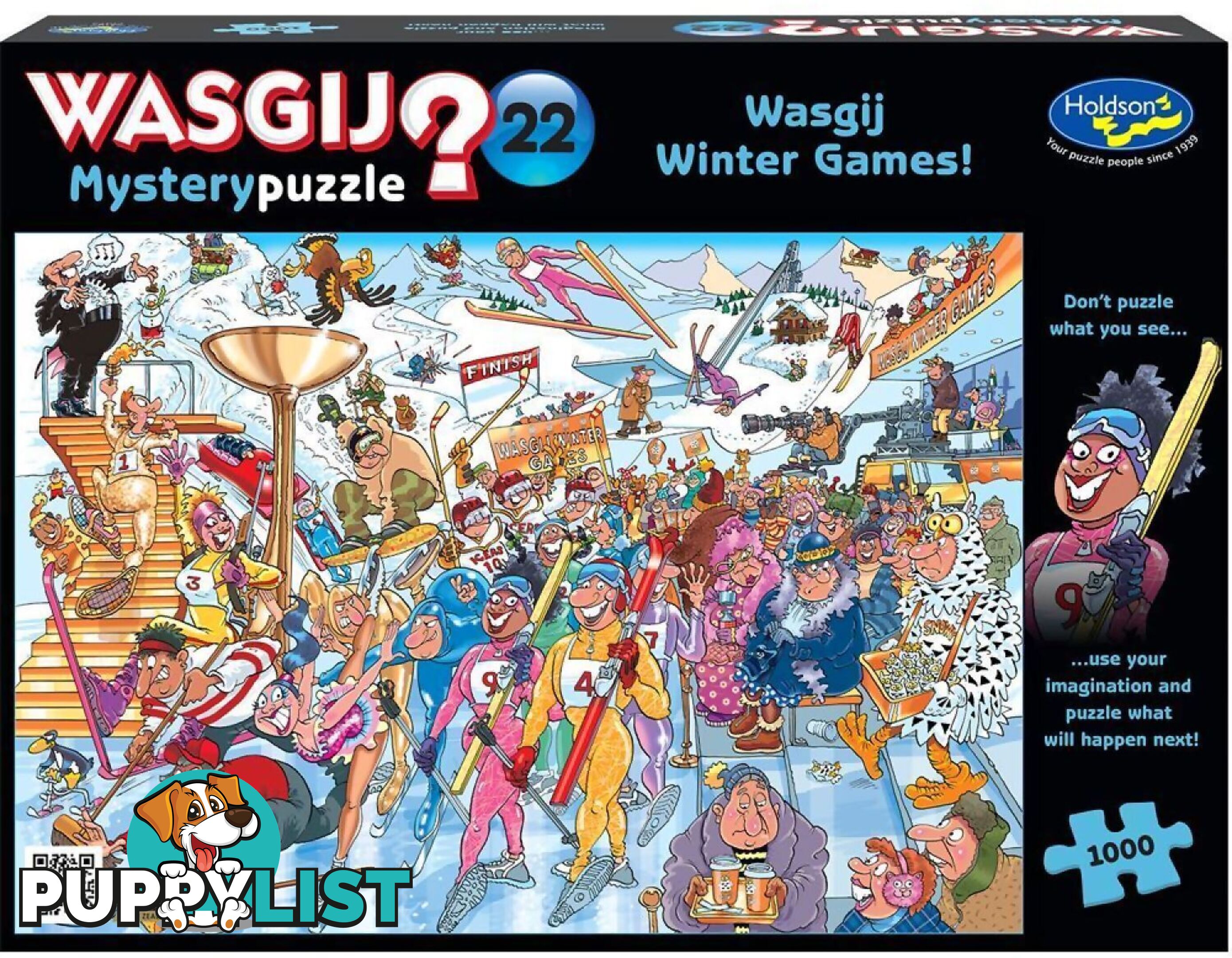 Wasgij - Mystery 22 - Winter Games Holdson Jigsaw Puzzle 1000 Pieces - Jdhol774753 - 9414131774753