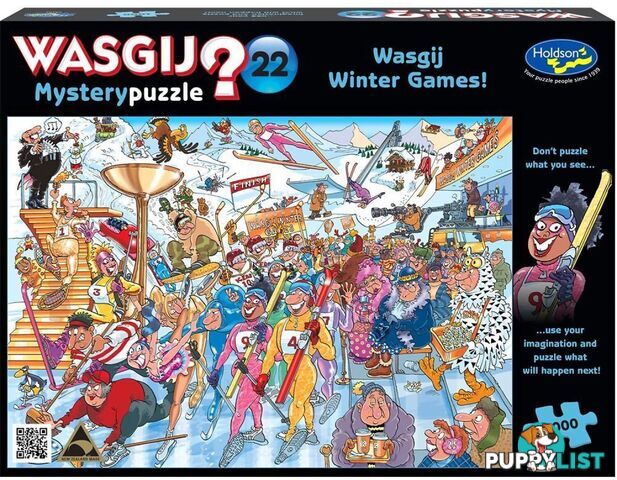 Wasgij - Mystery 22 - Winter Games Holdson Jigsaw Puzzle 1000 Pieces - Jdhol774753 - 9414131774753