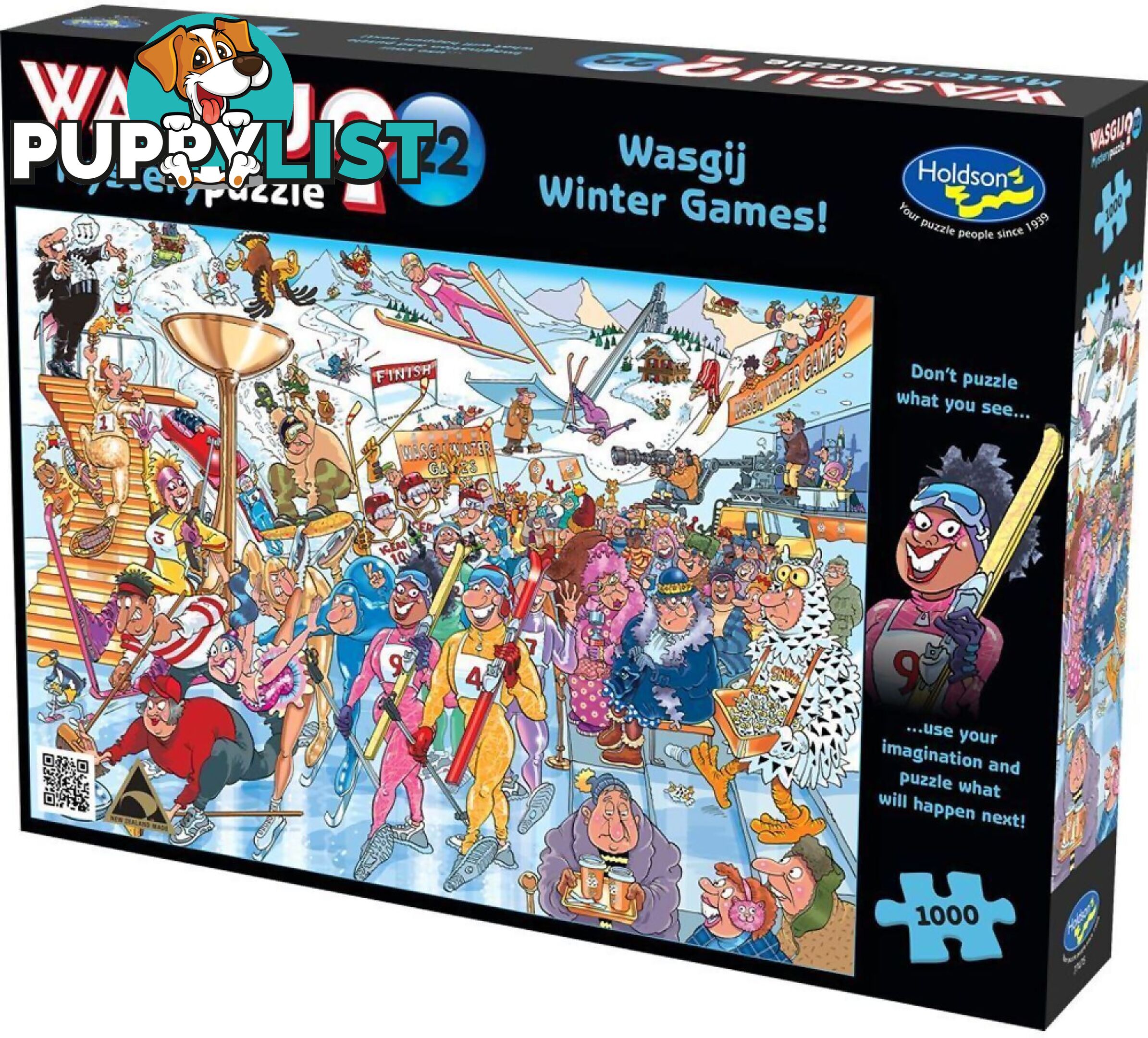 Wasgij - Mystery 22 - Winter Games Holdson Jigsaw Puzzle 1000 Pieces - Jdhol774753 - 9414131774753