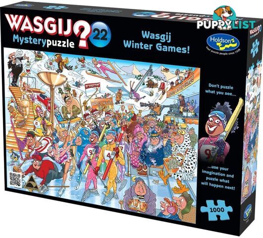 Wasgij - Mystery 22 - Winter Games Holdson Jigsaw Puzzle 1000 Pieces - Jdhol774753 - 9414131774753