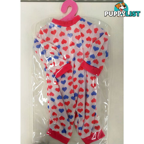 Dollsworld - Fashion Boutique Baby Romper For 18 Inch(45cm) Doll Assorted Styles - Art64388 - 5018621601181