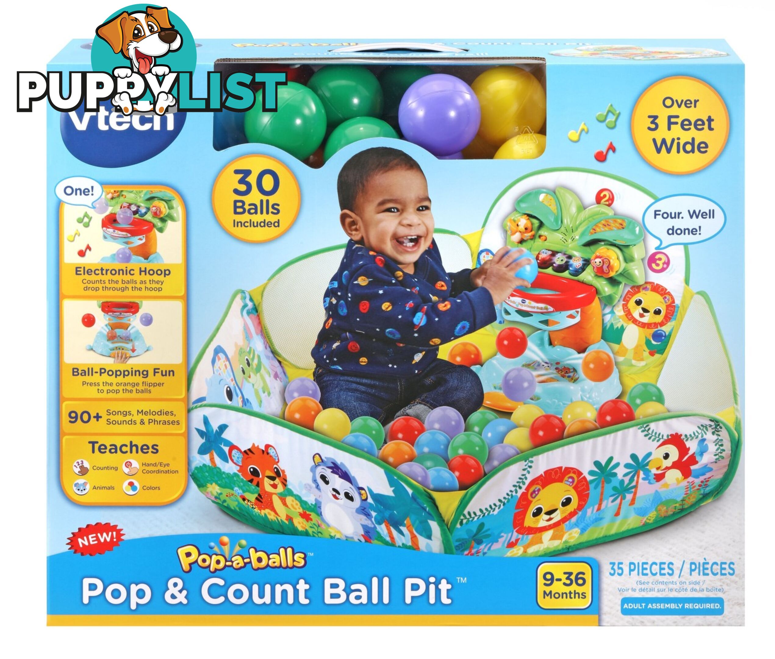 Vtech - Pop & Count Ball Pit - Tn80533600001 - 3417765336003