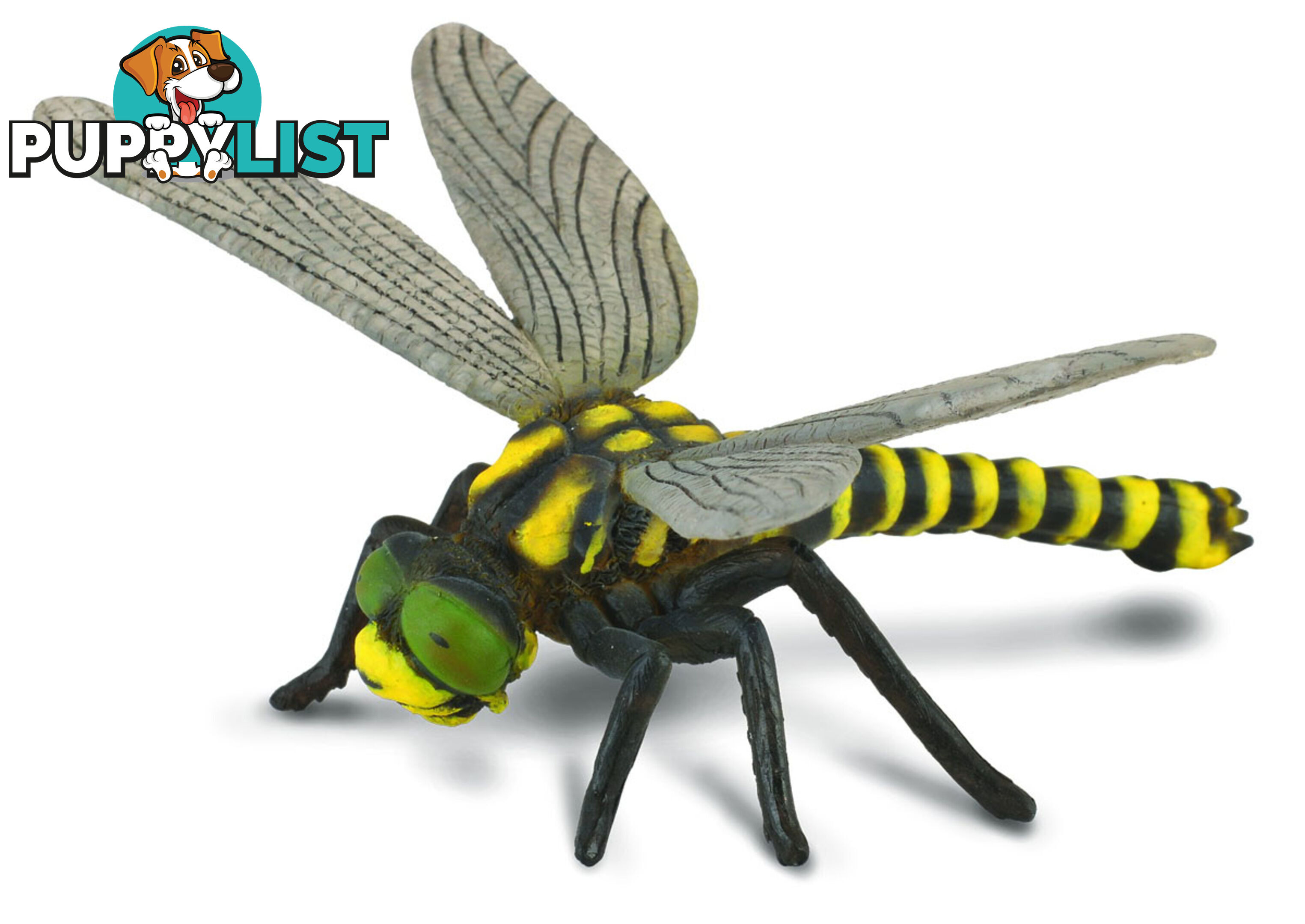 CollectA Golden Ringed Dragonfly Animal Figurine - Rpco88350 - 4892900883502