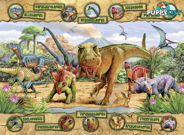 Ravensburger - Dinosaurs Jigsaw Puzzle 100pc - Mdrb106097 - 4005556106097