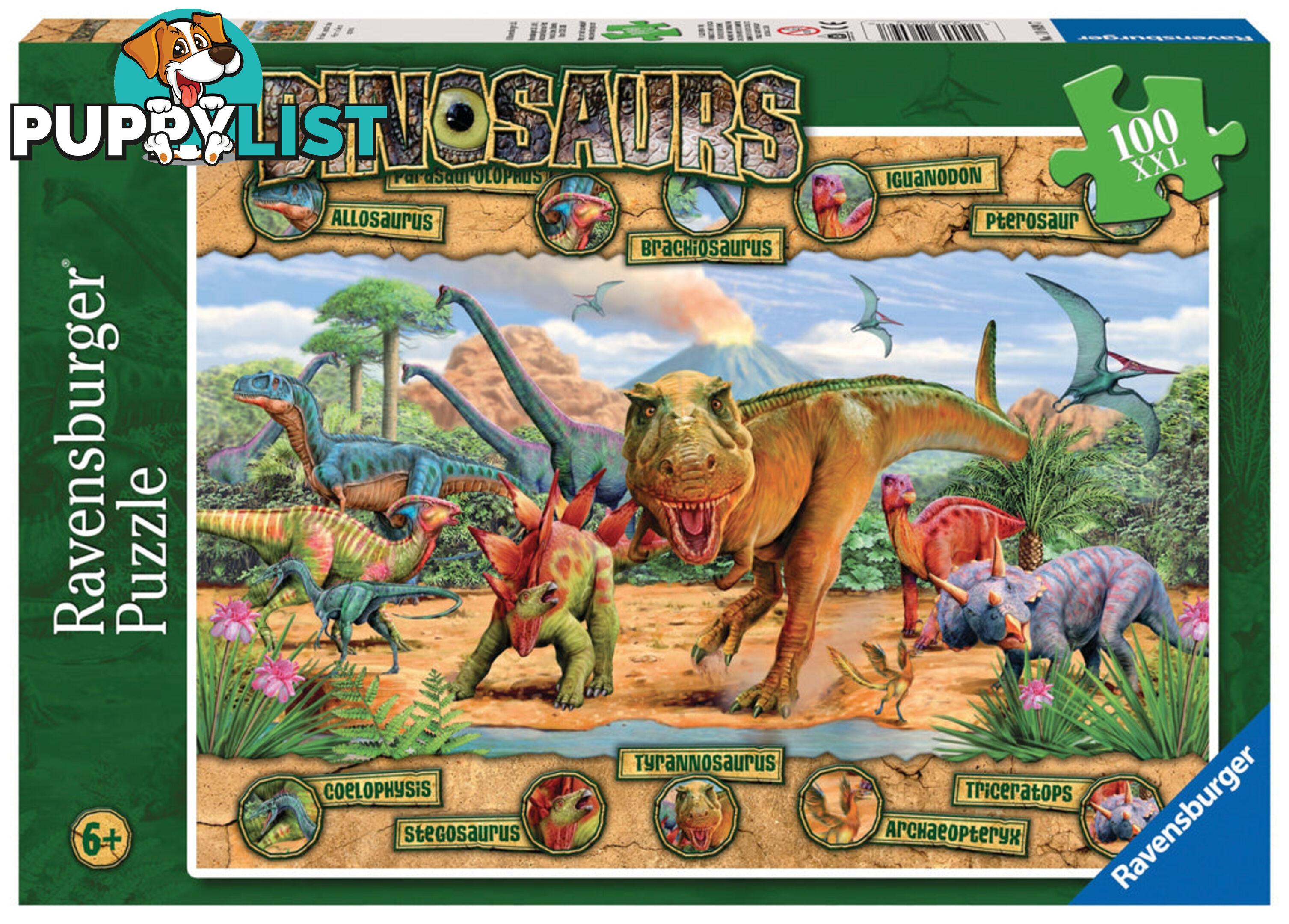 Ravensburger - Dinosaurs Jigsaw Puzzle 100pc - Mdrb106097 - 4005556106097