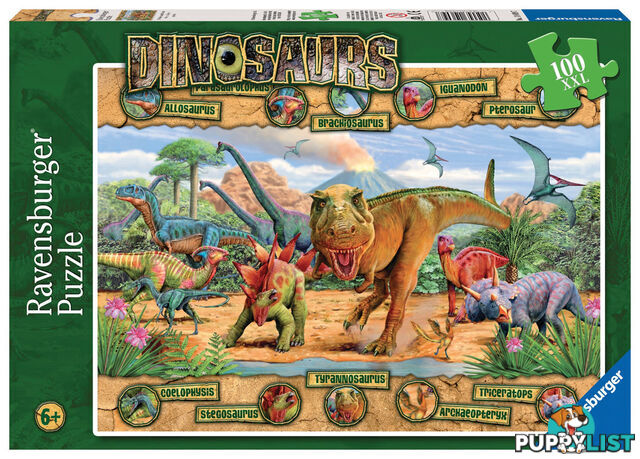 Ravensburger - Dinosaurs Jigsaw Puzzle 100pc - Mdrb106097 - 4005556106097