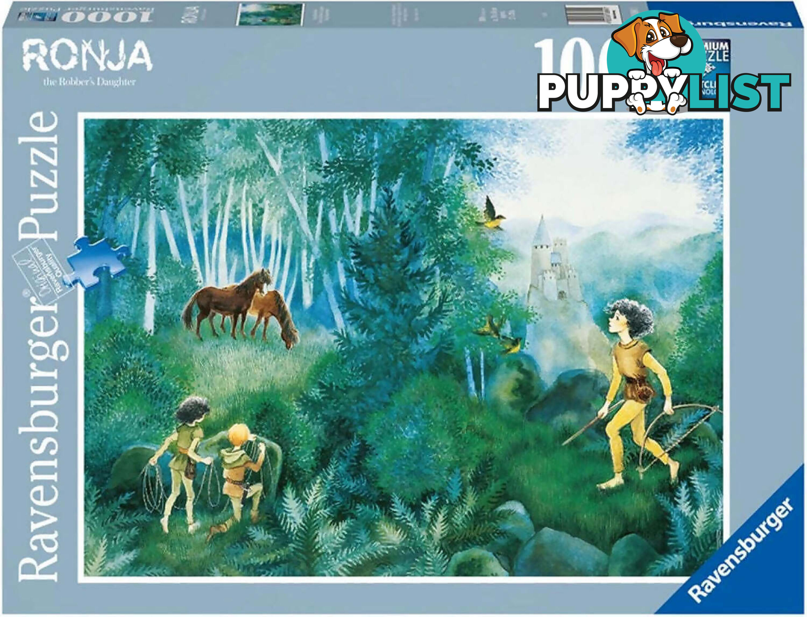 Ravensburger - Ronja The Robbers Daughter Jigsaw Puzzle 1000pc - Mdrb16894 - 4005556168941