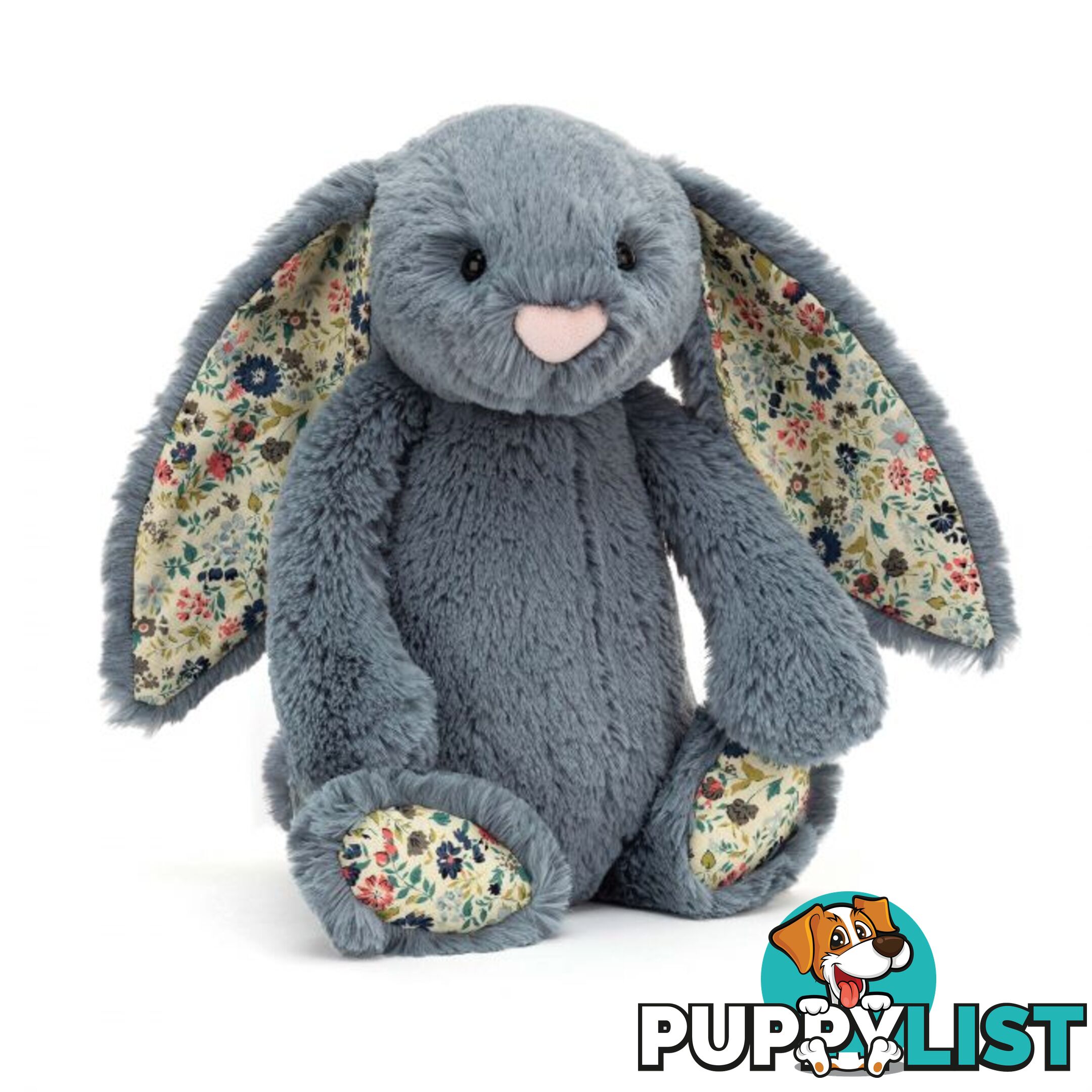 Jellycat Blossom Dusky Blue Bunny Medium Blue 31x12x15cm   Bl3dusk - 670983126372