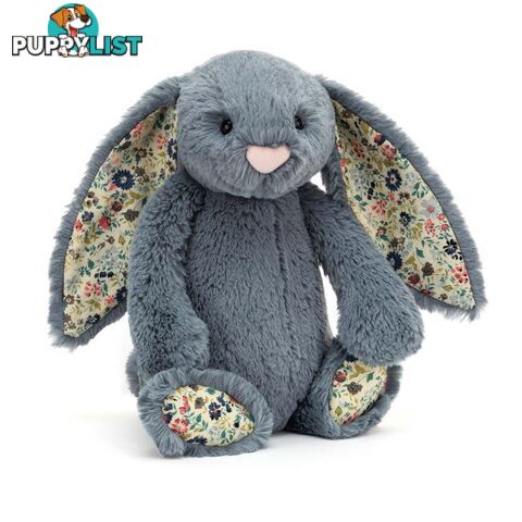 Jellycat Blossom Dusky Blue Bunny Medium Blue 31x12x15cm   Bl3dusk - 670983126372