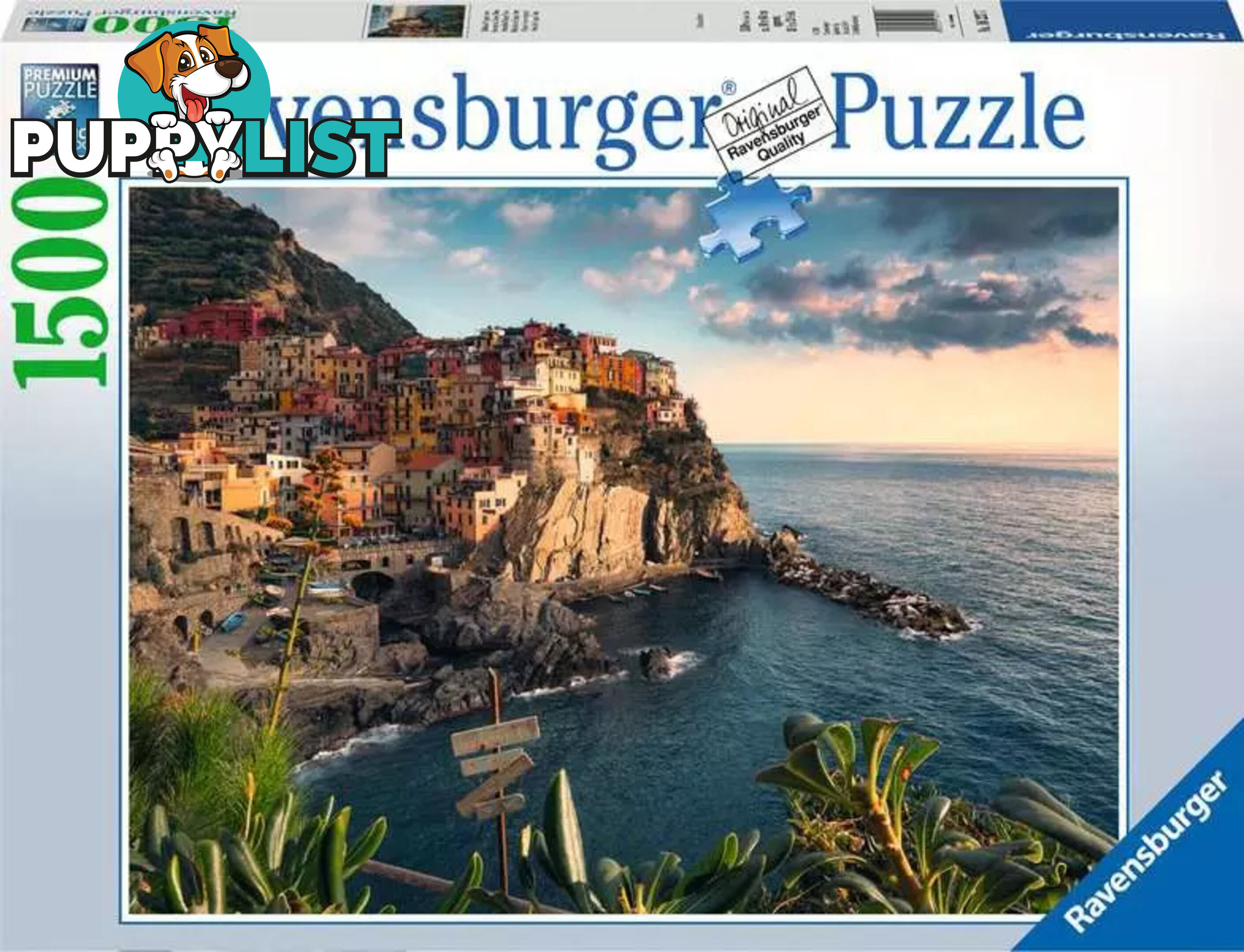 Ravensburger - View Of The Cinque Terre Jigsaw Puzzle 1500pc - Mdrb16227 - 4005556162277