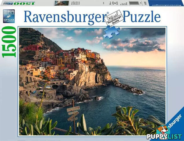 Ravensburger - View Of The Cinque Terre Jigsaw Puzzle 1500pc - Mdrb16227 - 4005556162277