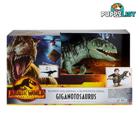 Jurassic World Dominion Super Colossal Giganotosaurus Action Figure - Magwd68 - 887961938630