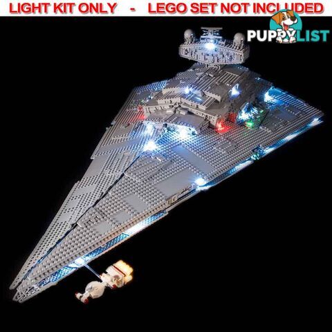 LIGHT KIT for LEGO Star Wars UCS Imperial Star Destroyer 75252 - Light My Bricks - 793591189727