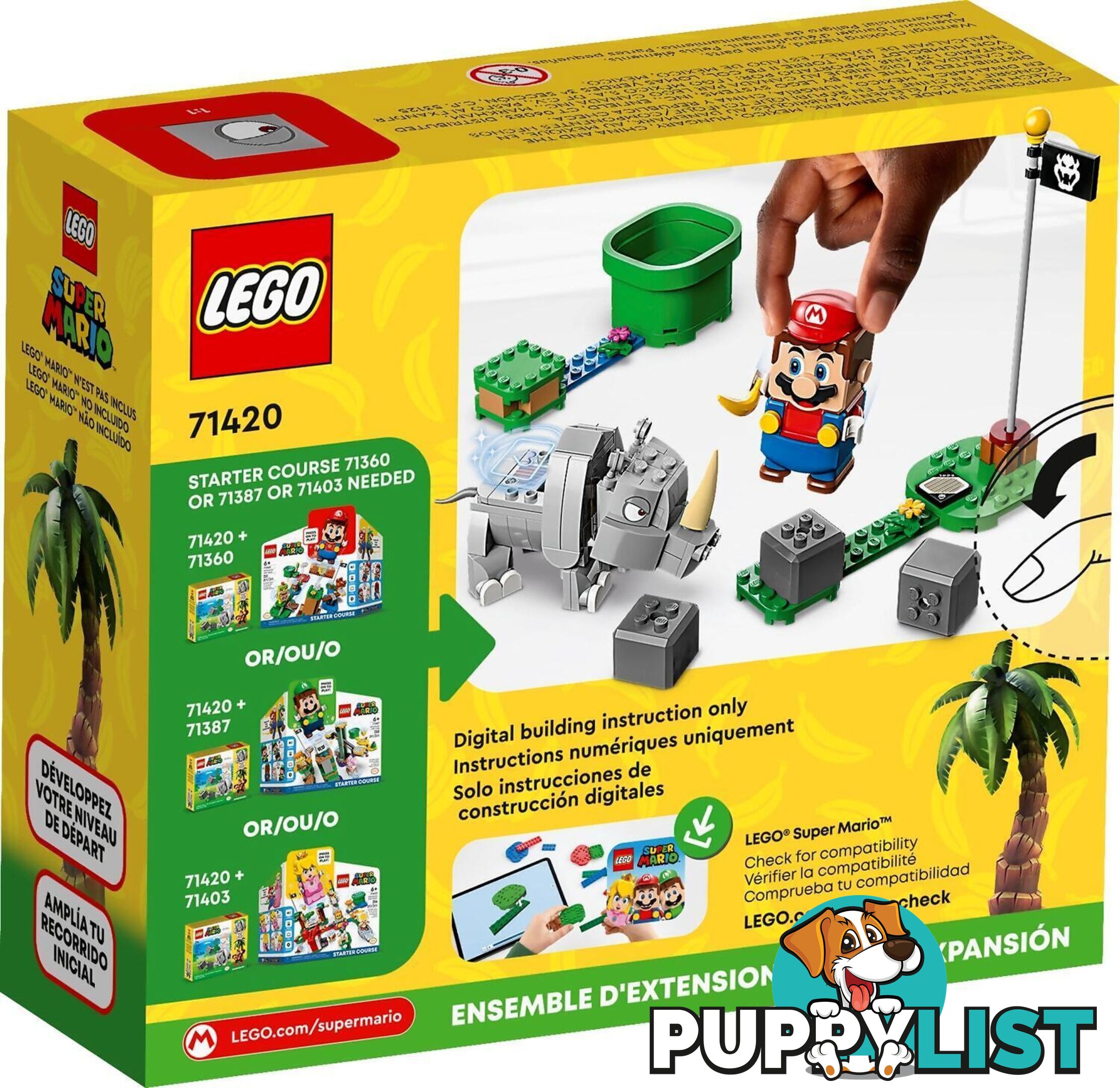 LEGO 71420 Rambi the Rhino Expansion Set - Super Mario - 5702017415727