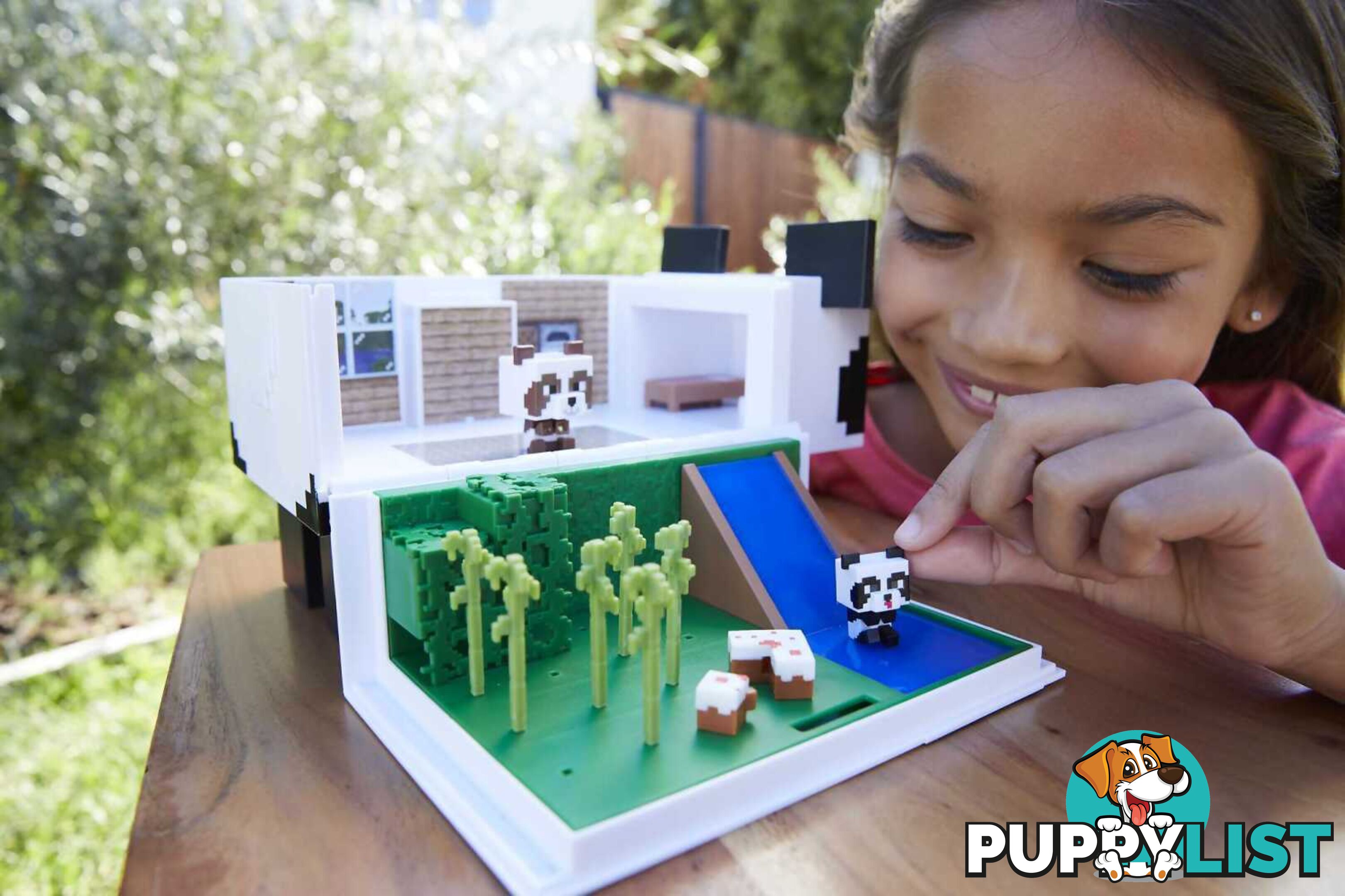 Minecraft - Panda Playhouse Playset Mob Head Minis - Art67043 - 194735114627