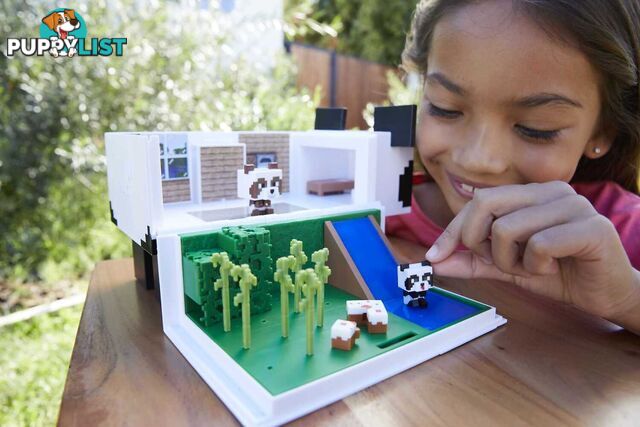 Minecraft - Panda Playhouse Playset Mob Head Minis - Art67043 - 194735114627