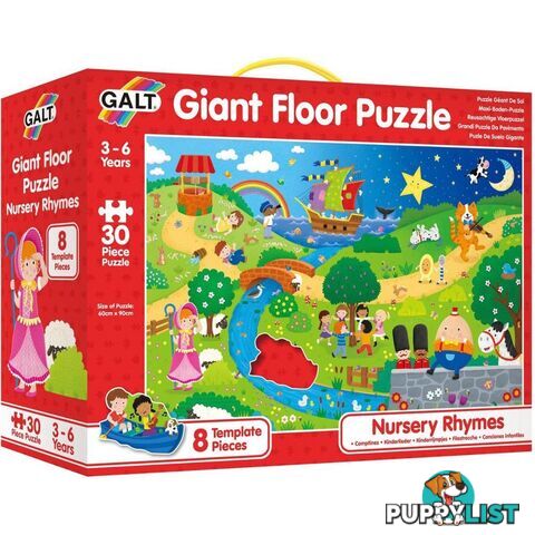 Galt - Nursery Rhymes Giant Floor Puzzle - Mdgn5335 - 5011979607515