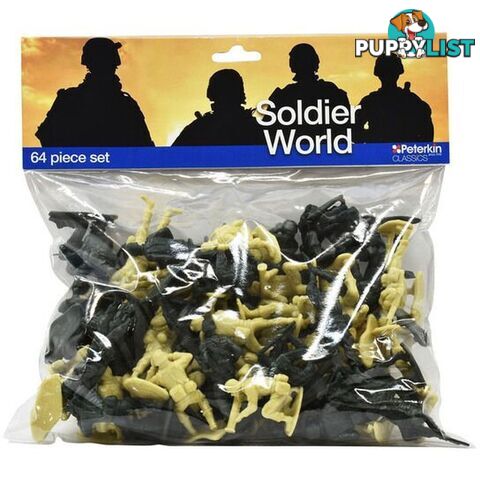 Soldier World 64 Piece Bag Set Art64270 - 5018621210642